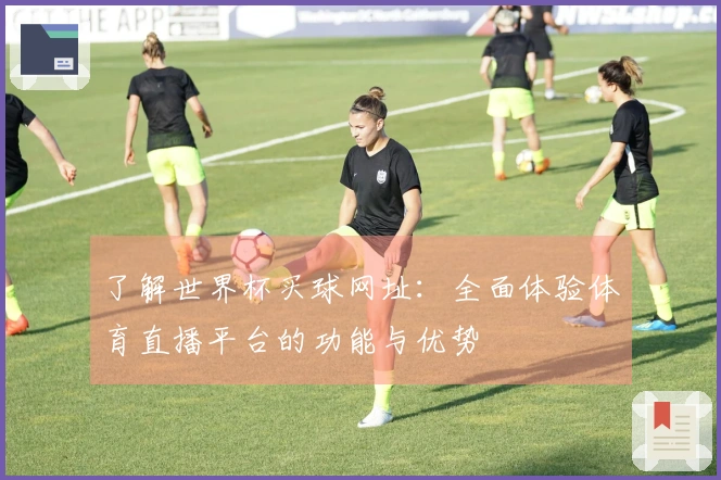 了解世界杯买球网址:全面体验体育直播平台的功能与优势